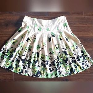 Cotton floral skirt